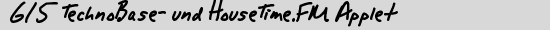 G15 TechnoBase- und HouseTime.FM Applet