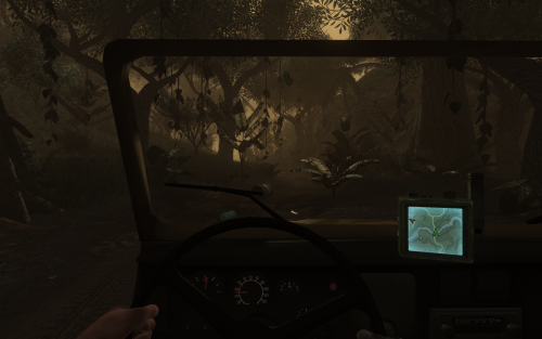 Scrennshot aus Far Cry 2 mit sehr hohen Einstellungen sowie 4xAA.